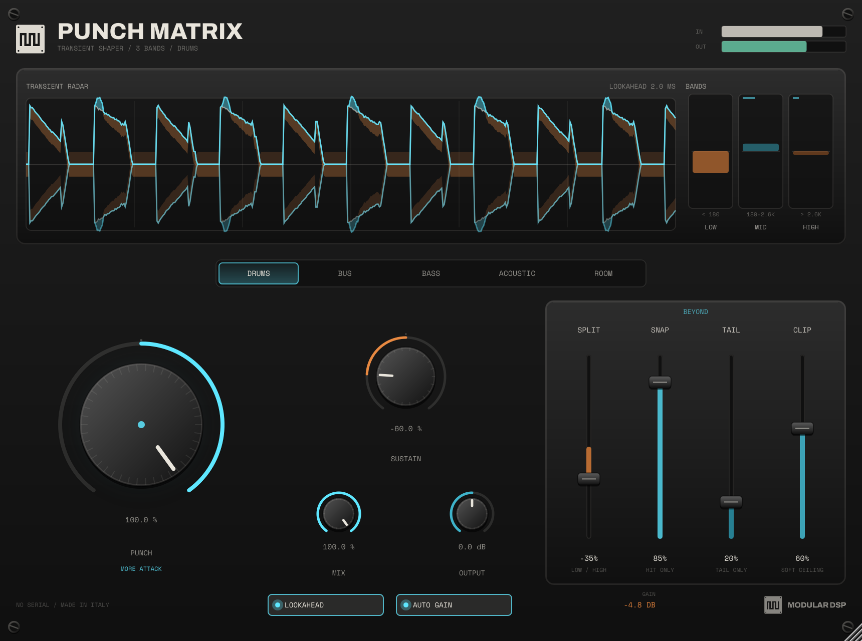 Screenshot Punch Matrix